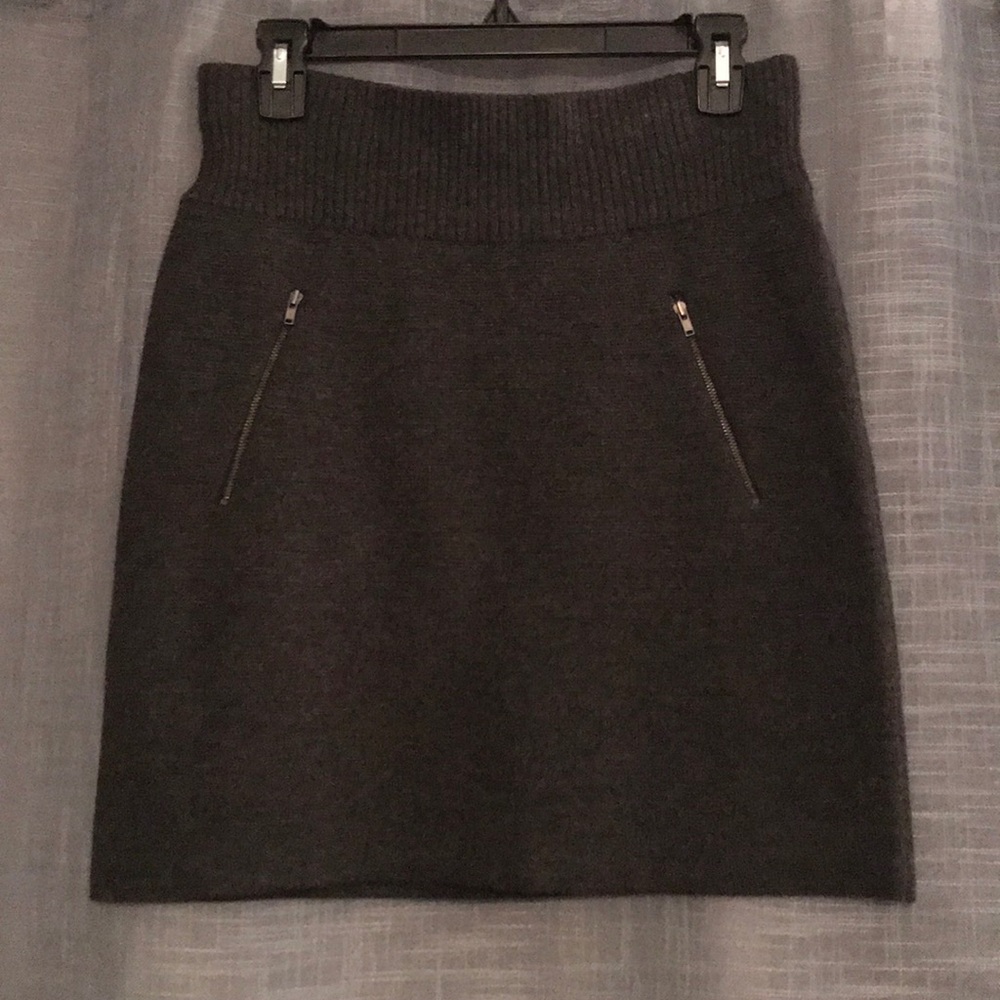 Charcoal LOFT skirt